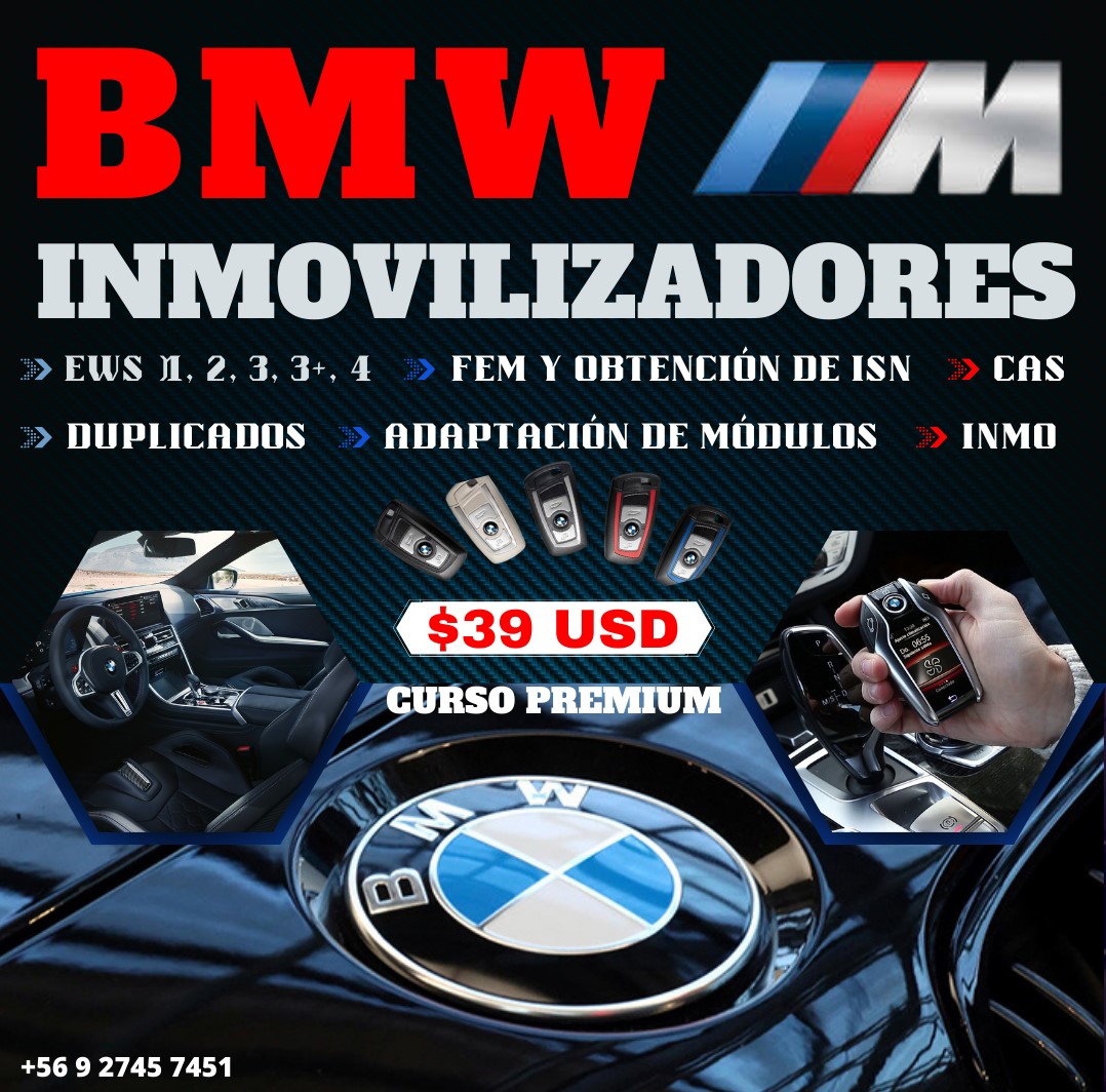 Curso Inmovilizadores y Programación de Llaves BMW Curso Inmovilizadores y Programación de Llaves BMW