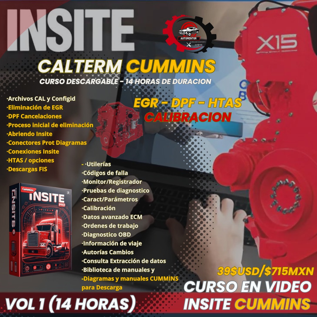 Curso Insite Calterm Cummins Curso Insite Calterm Cummins