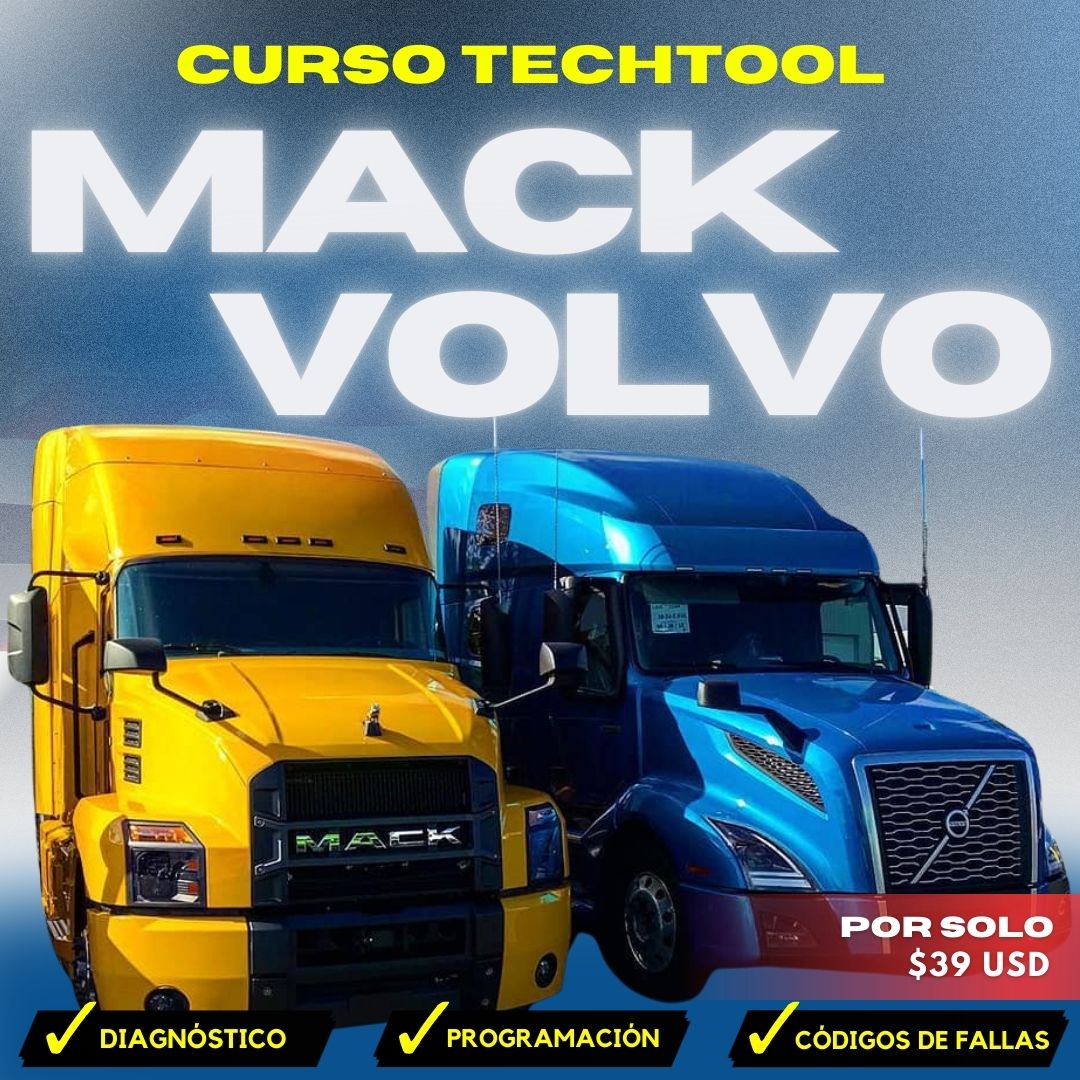 Curso Diagnóstico y Programación Techtool Volvo y Mack Curso Diagnóstico y Programación Techtool Volvo y Mack