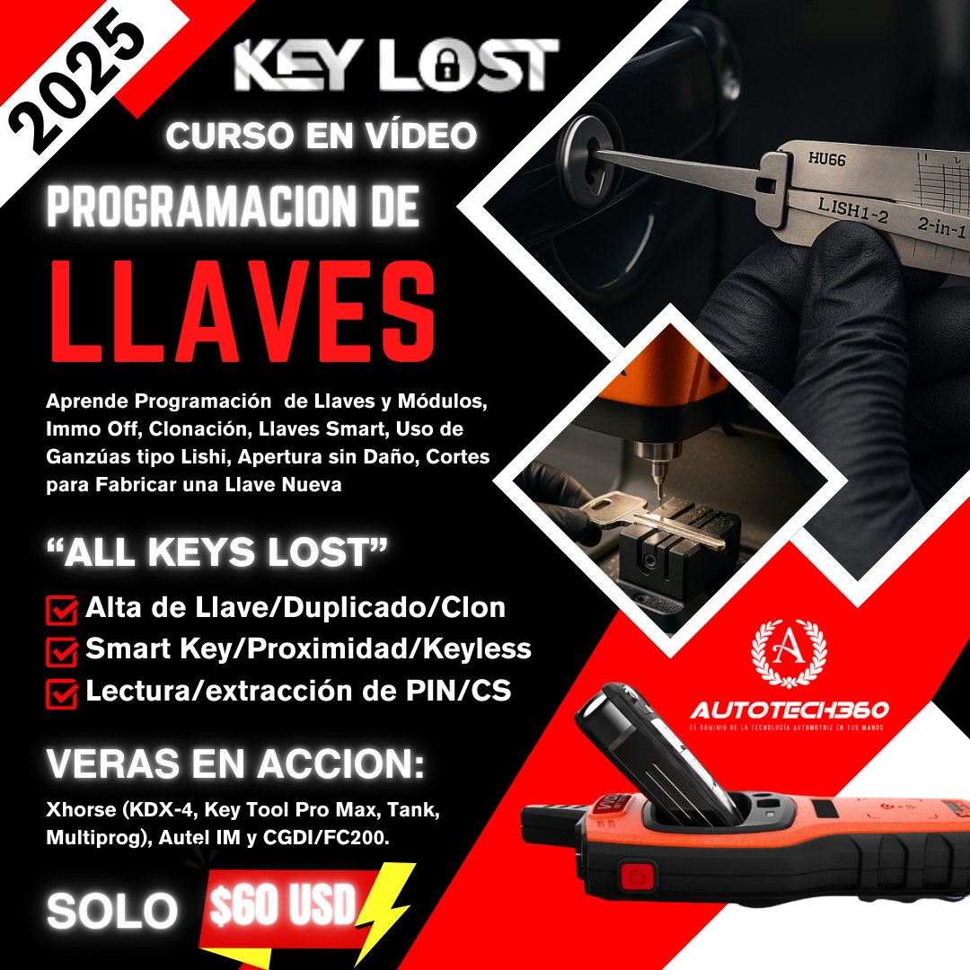Curso Programación Llaves, InmoOff, Llaves Smart, Ganzúas