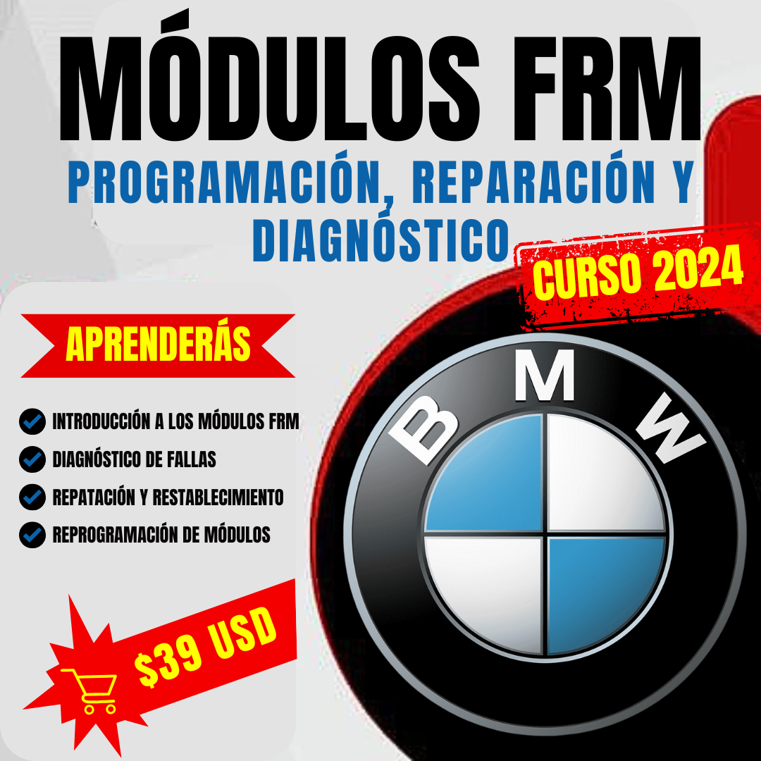 Diagnóstico, programación, reparación y restablecimiento de módulos FRM en BMW